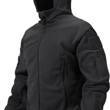 Mens Fleece Jacket Full Zip Tactical Hoodies Winter Coats Windproof Hoodies Warm Hunting